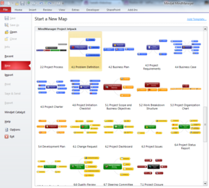 MindManager - Add-ins - JetPack for Projects, Add-in to MindManager 9 Win
